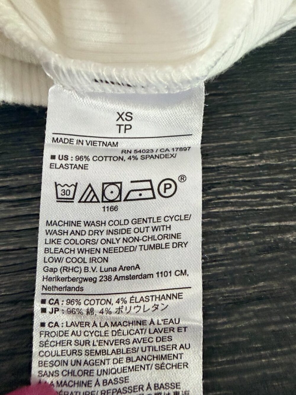 2/$30 Banana Republic Ribbed Racer Tank White XS #A2591 - Picture 9 of 11
